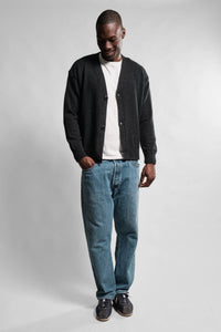 Nitto Knitwear CARDIGAN ARMEN CHARCOAL
