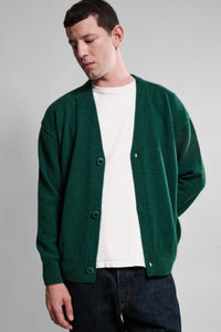Nitto Knitwear CARDIGAN ARMEN VERT SACRAMENTO