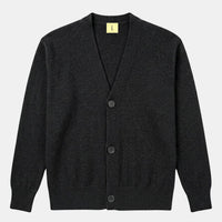 Nitto Knitwear CARDIGAN ARMEN CHARCOAL