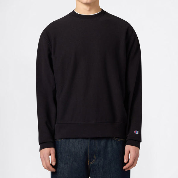 CHAMPION CREWNECK SWEATSHIRT BLACK — Champion