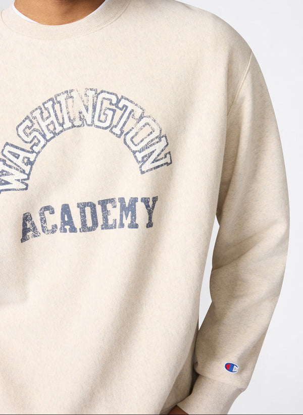 CHAMPION CREWNECK SWEATSHIRT CREME