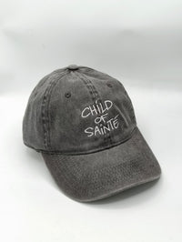CHILD OF SAINTE VINTAGE BLACK DAD CAP