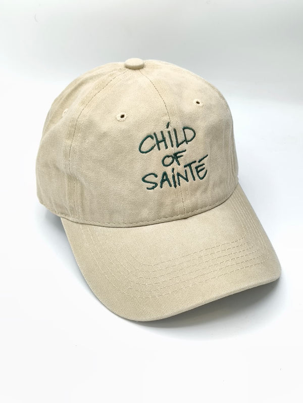 CHILD OF SAINTE VINTAGE SAND DAD CAP — Child Of Sainté