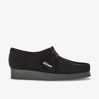 CLARKS WALLABEE BLACK SUEDE