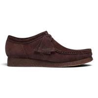 CLARKS WALLABEE CHOCOLATE SUEDE