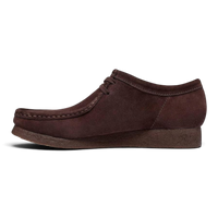 CLARKS WALLABEE CHOCOLATE SUEDE