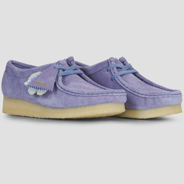 CLARKS WALLABEE PURPLE INTEREST