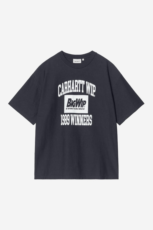 Carhartt Wip 1989 WINNERS S/S TEE Dark Navy heavy stone wash
