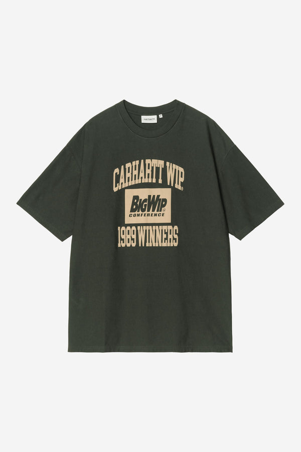 Carhartt Wip 1989 WINNERS S/S TEE Raven Heavy stone wash — Carhartt Wip