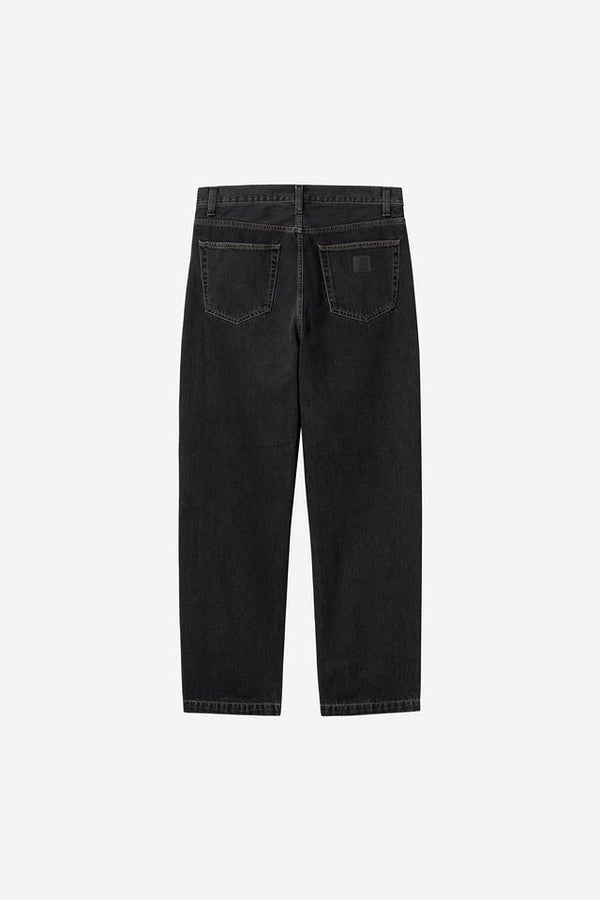 Carhartt Wip AARON PANT Black Stone washed — Carhartt Wip