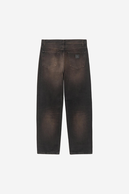 Carhartt Wip AARON PANT Black tobacco used wash — Carhartt WIP