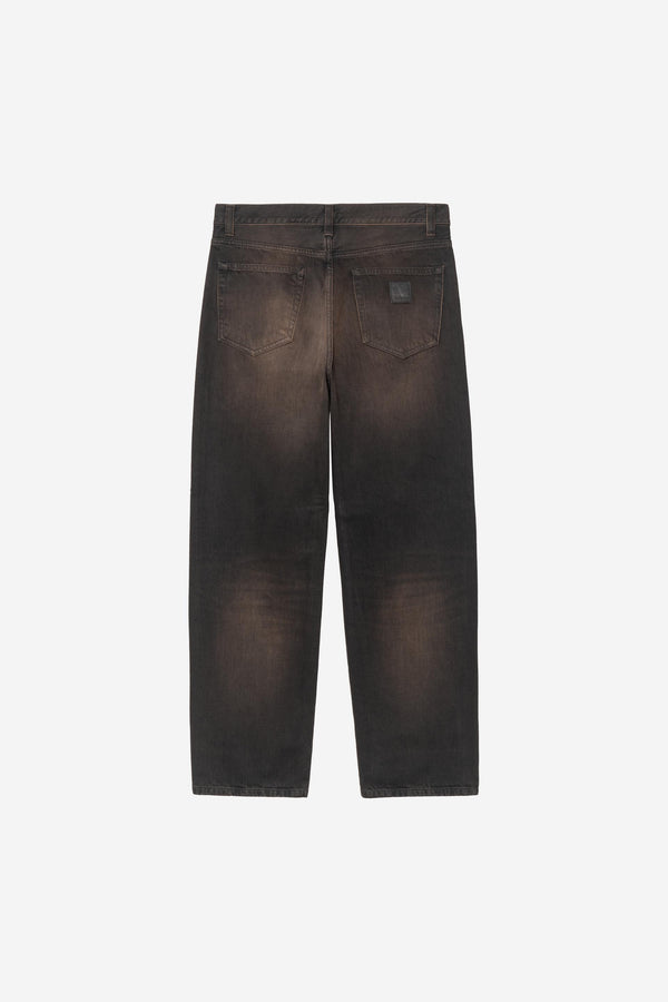Carhartt Wip AARON PANT Black tobacco used wash — Carhartt Wip