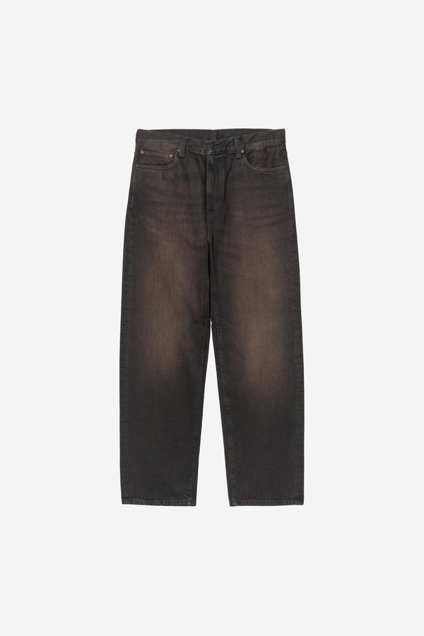 Carhartt Wip AARON PANT Black tobacco used wash