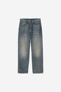 Carhartt Wip AARON PANT Blue worn washed