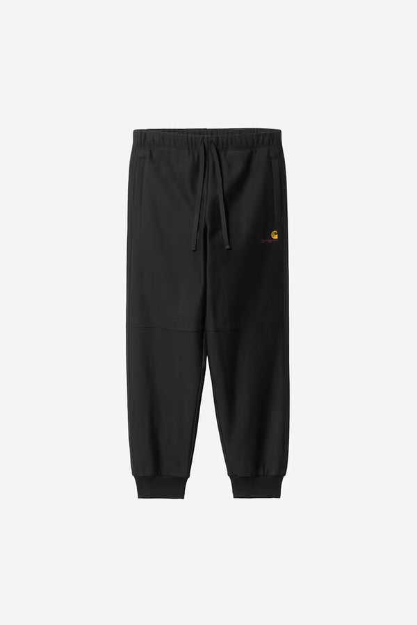 Carhartt Wip AMERICAN SCRIPT JOGGING PANT Black — Carhartt Wip