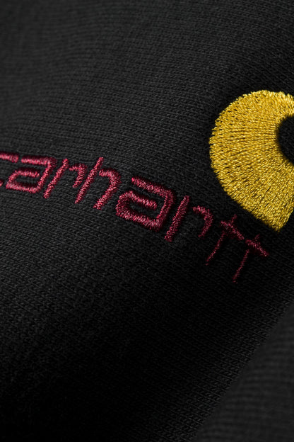 Carhartt Wip AMERICAN SCRIPT SWEAT Black