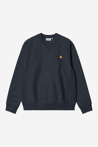 Carhartt Wip AMERICAN SCRIPT SWEAT Deep Night