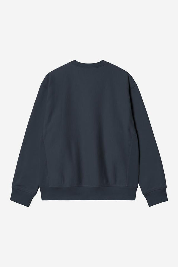 Carhartt Wip AMERICAN SCRIPT SWEAT Deep Night