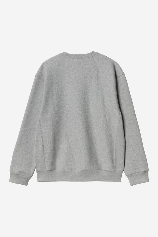 Carhartt Wip AMERICAN SCRIPT SWEAT Grey Heather