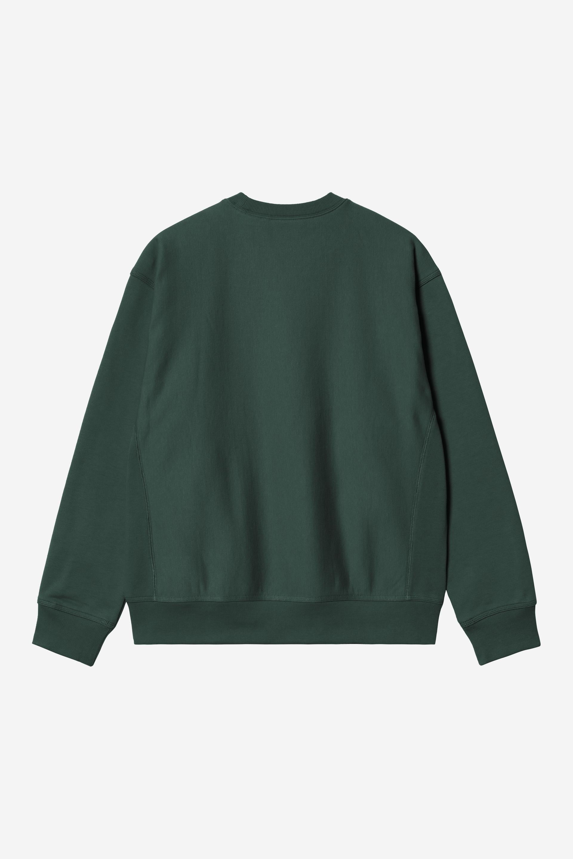 Carhartt Wip AMERICAN SCRIPT SWEAT Kale Green