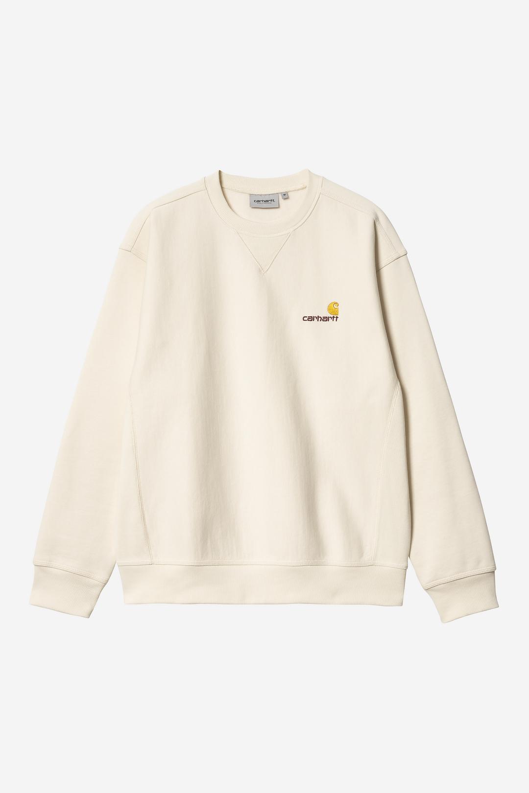 Carhartt Wip AMERICAN SCRIPT SWEAT Natural