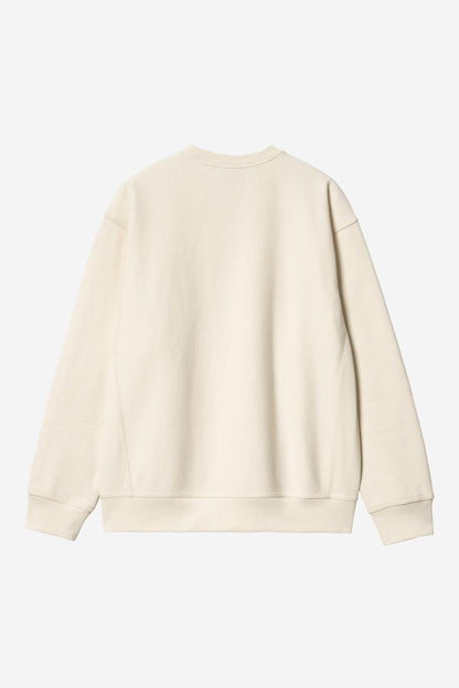 Carhartt Wip AMERICAN SCRIPT SWEAT Natural