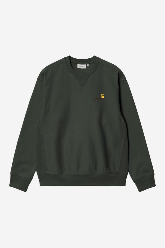 Carhartt Wip AMERICAN SCRIPT SWEAT Raven — Carhartt WIP