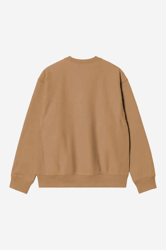 Carhartt Wip AMERICAN SCRIPT SWEAT WIP Dusty H