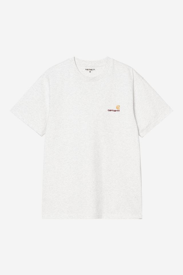 Carhartt Wip AMERICAN SCRIPT S/S TEE Ash Heather