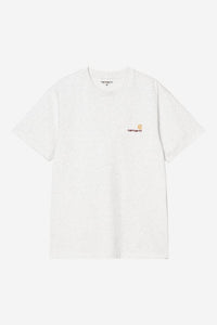 Carhartt Wip AMERICAN SCRIPT S/S TEE Ash Heather