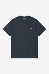 Carhartt Wip AMERICAN SCRIPT S/S TEE Deep Night