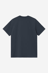Carhartt Wip AMERICAN SCRIPT S/S TEE Deep Night
