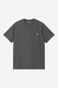 Carhartt Wip AMERICAN SCRIPT S/S TEE Graphite
