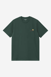Carhartt Wip AMERICAN SCRIPT S/S TEE Kale Green
