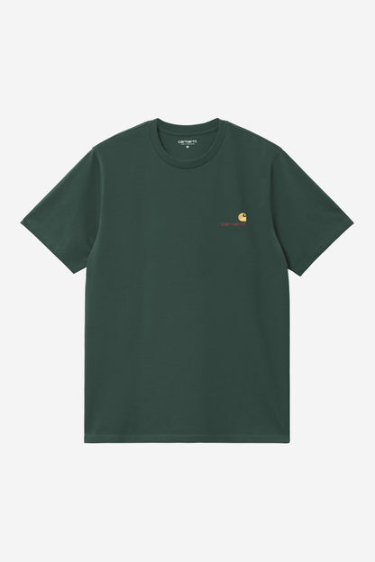 Carhartt Wip AMERICAN SCRIPT S/S TEE Kale Green