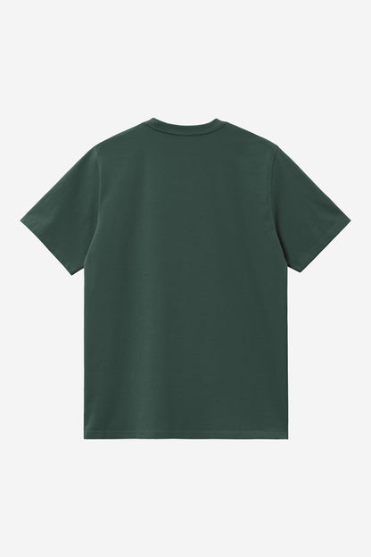 Carhartt Wip AMERICAN SCRIPT S/S TEE Kale Green