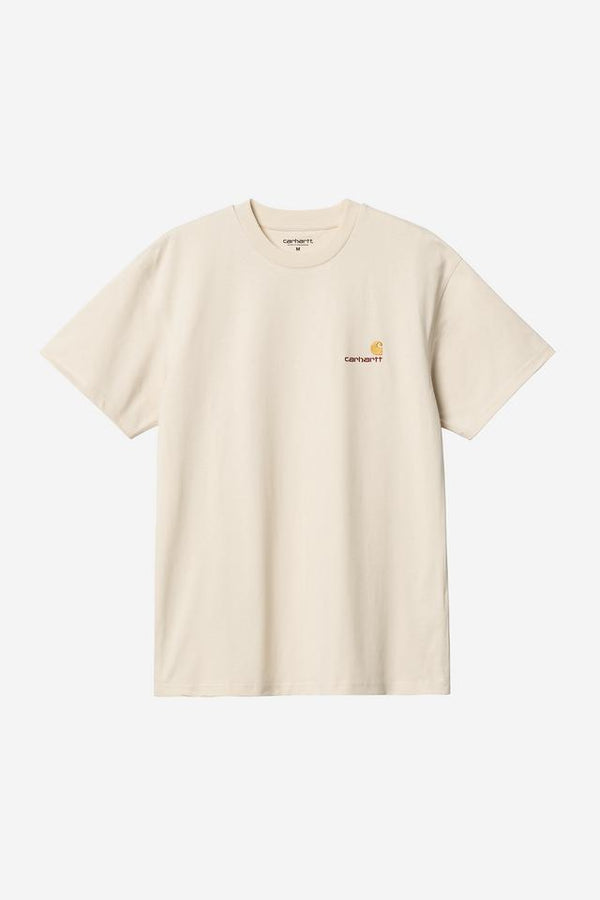 Carhartt Wip AMERICAN SCRIPT S/S TEE Natural — Carhartt Wip