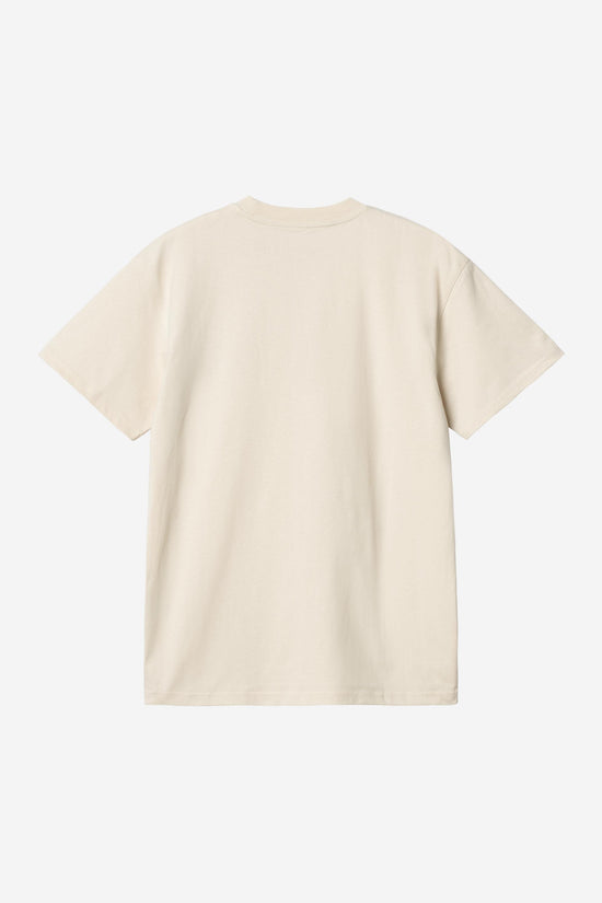Carhartt Wip AMERICAN SCRIPT S/S TEE Natural