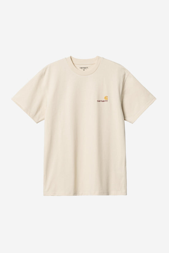Carhartt Wip AMERICAN SCRIPT S/S TEE Natural — Carhartt WIP
