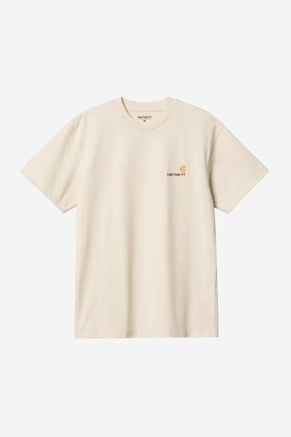 Carhartt Wip AMERICAN SCRIPT S/S TEE Natural — Carhartt Wip