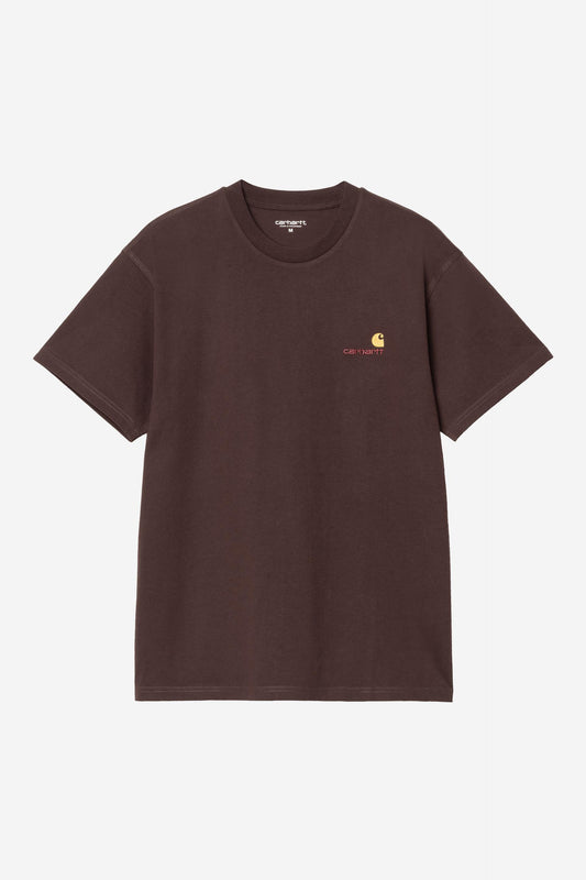 Carhartt Wip AMERICAN SCRIPT S/S TEE Palisander