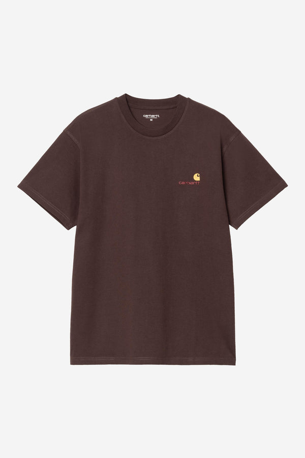 Carhartt Wip AMERICAN SCRIPT S/S TEE Palisander — Carhartt Wip