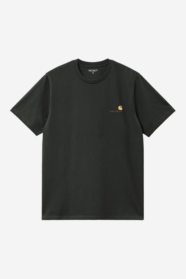 Carhartt Wip AMERICAN SCRIPT S/S TEE Raven — Carhartt Wip