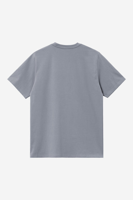 Carhartt Wip AMERICAN SCRIPT S/S TEE Shady Blue