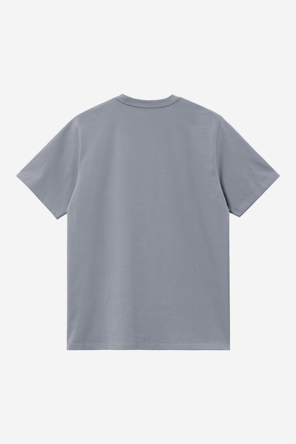 Carhartt Wip AMERICAN SCRIPT S/S TEE Shady Blue