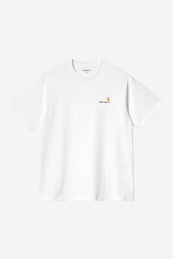 Carhartt Wip AMERICAN SCRIPT S/S TEE White — Carhartt Wip