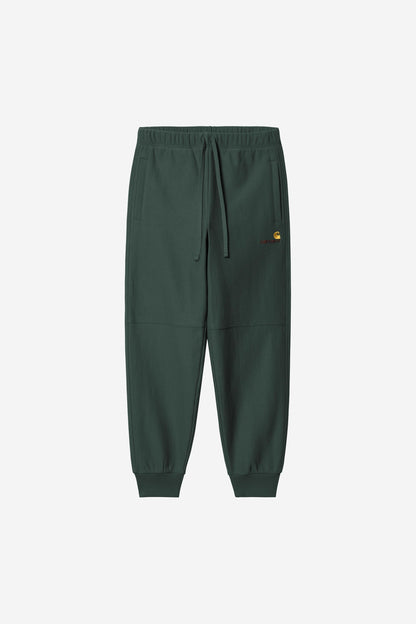 Carhartt Wip AMERICAN SCRIP JOGGING PANT Kale Green
