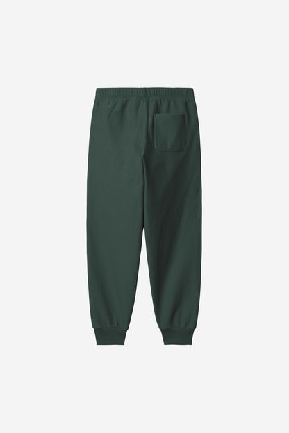 Carhartt Wip AMERICAN SCRIP JOGGING PANT Kale Green