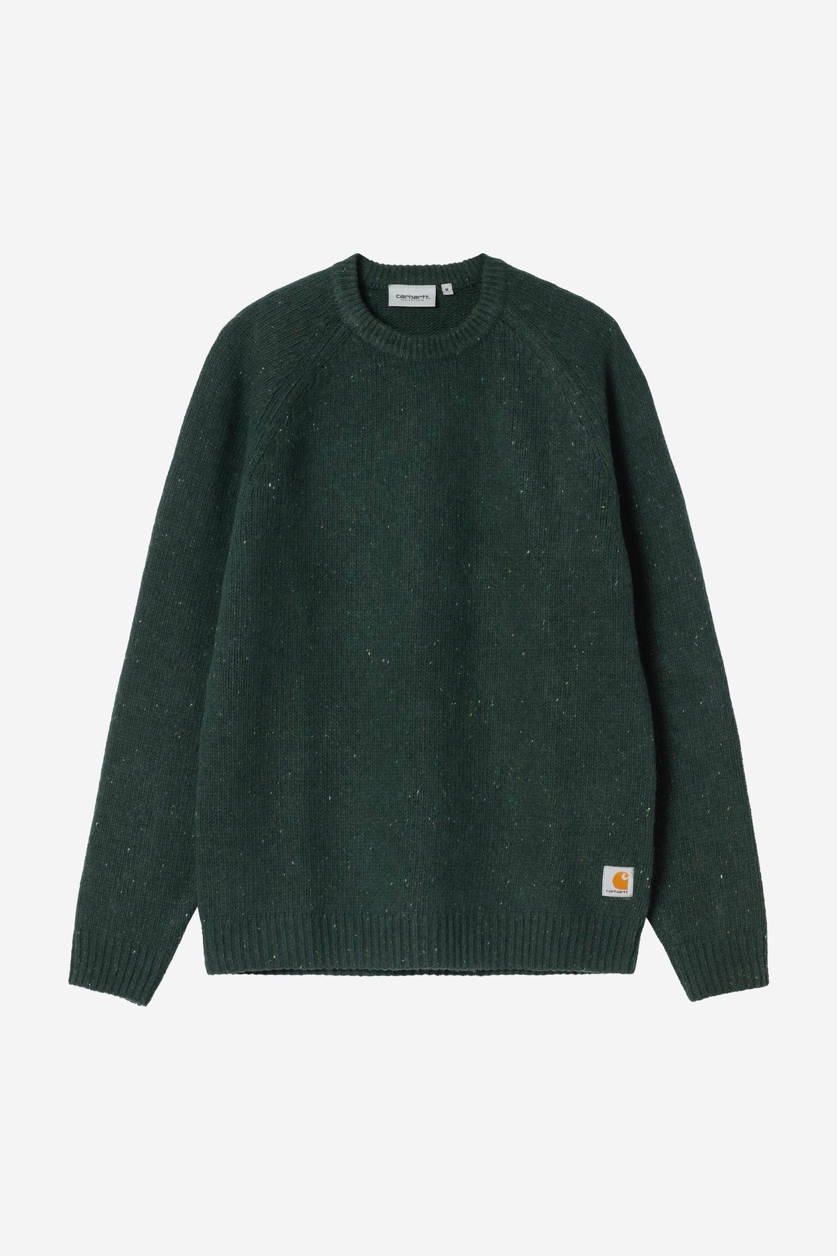 Carhartt Wip ANGLISTIC SWEATER Speckled Dark Scarab