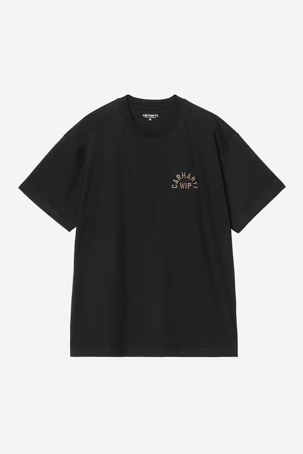 Carhartt Wip ARCH SCRIPT S/S TEE Black / WIP H Brown